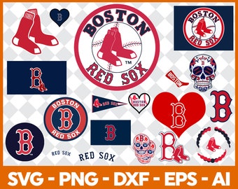 Boston Red Sox Svg Etsy