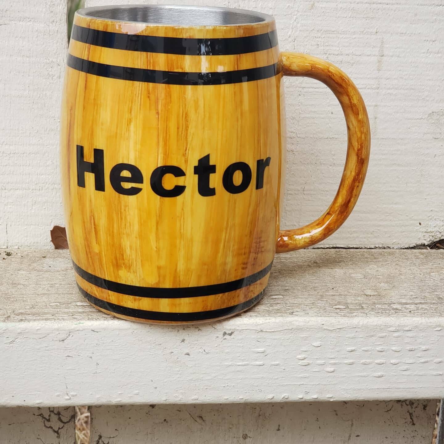 Personalized Mugs Beer Woodgrain Rhinestone Glow in the Dark Etsy UK