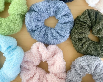 Soft Teddy Bear Scrunchies | Hair Accessories