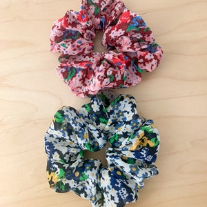 Scrunchie Set | Flower Patterns | Hair Accessories