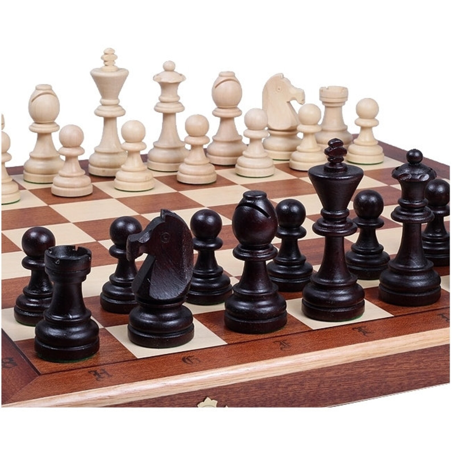 Wooden Weighted Chess Set Model Tournament 49x49 Souvenir Etsy