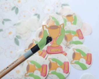 Cutest Award | Sticker | Planner | Cute | Bear | Decoration | Trophy