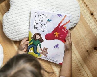 Pre-order | The Girl Who Bounced Too High - Children's Book - Picture Book - Book Illustration