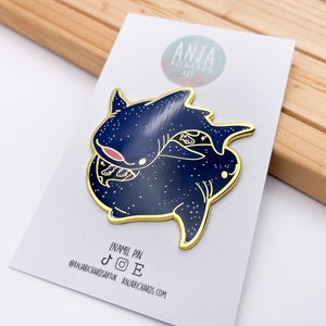 Under the Sea Enamel Pin Whale Shark Pin Cute Pin By Anjarichardsartuk image 6