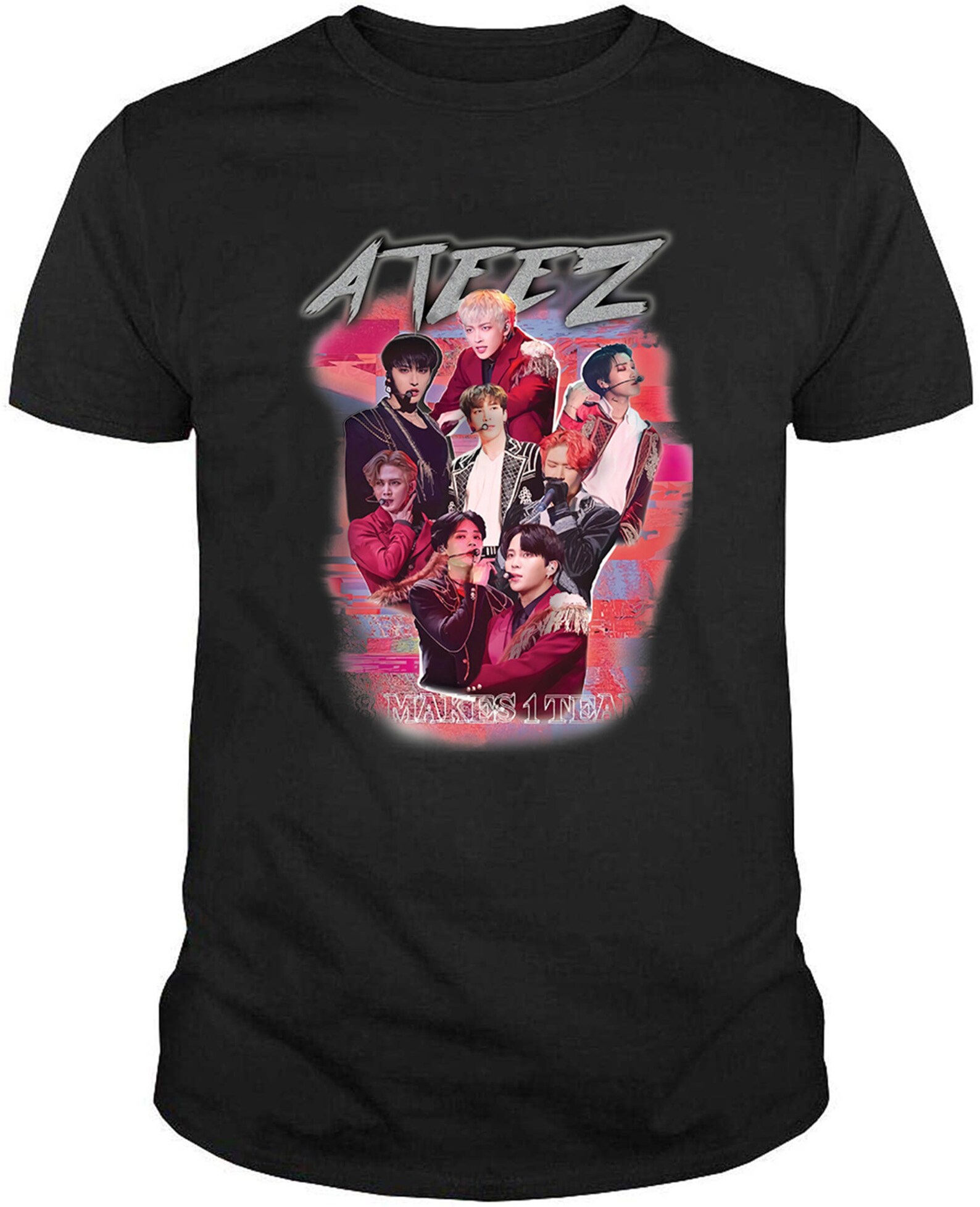 Ateez Kpop Merch Old Retro Knock Off Inspired Merchandise Slim Etsy