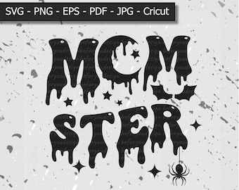 Momster Halloween SVG: Spooky Mama Shirt File (Digital Download)
