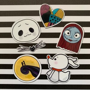 Nightmare B4 Xmas Stickers, 5-pack