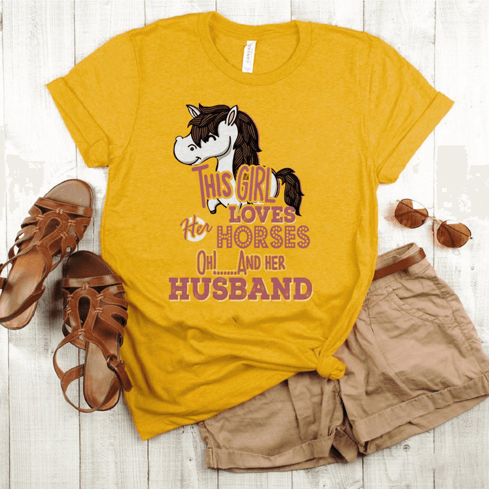 This girl loves horse Horse Gifts For Women Horse Shirts Etsy