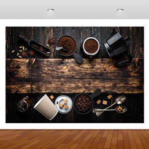 Cafe Shop Display Nuts Beans Coffee Vinyl Sticker Poster Decal Mural Removable S264