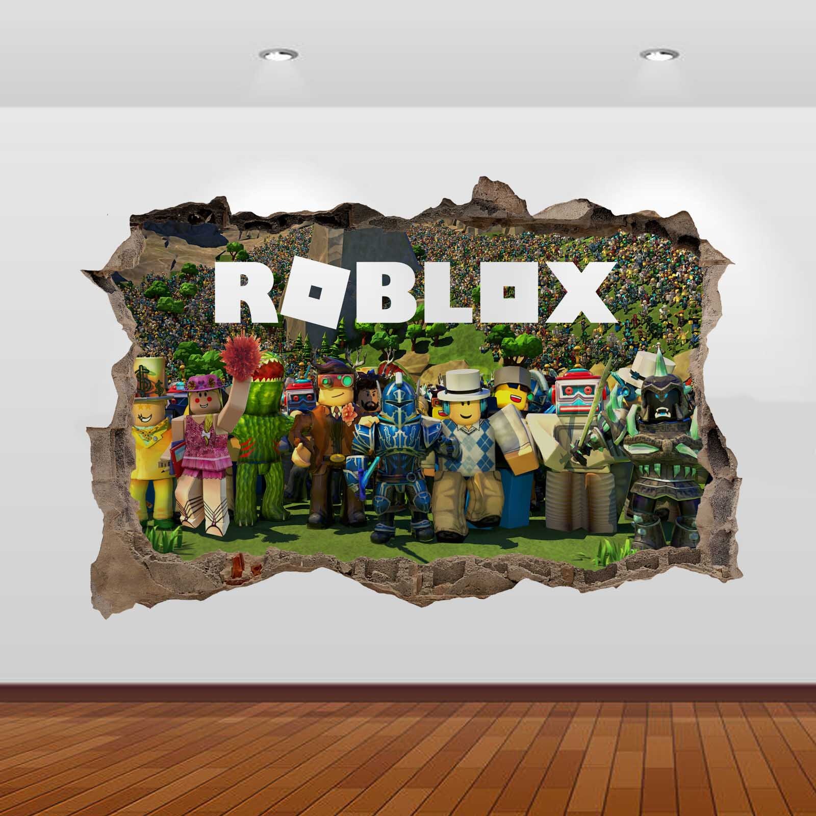 Characters Game Wall Stickers Roblox 3D Vinyl Poster Decal | Etsy Characters Game Wall Stickers Roblox 3D Vinyl Poster Decal | Etsy
