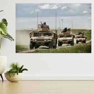 Fighting Machine Army War Military 3d View Wall Sticker Poster Decal A916