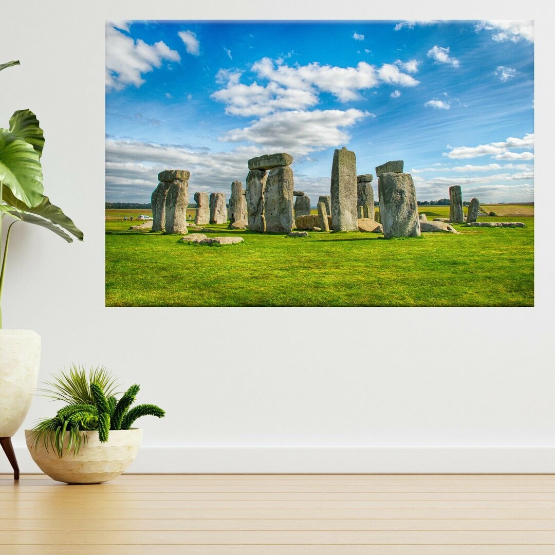 Stonehenge With Blue Sky 3d View Wall Sticker Poster Decal A616 - Etsy