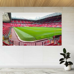 The Old Trafford Stadium, Club 3d View Wall Sticker Poster Decal A460
