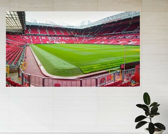 The Old Trafford Stadium, Club 3d View Wall Sticker Poster Decal A460