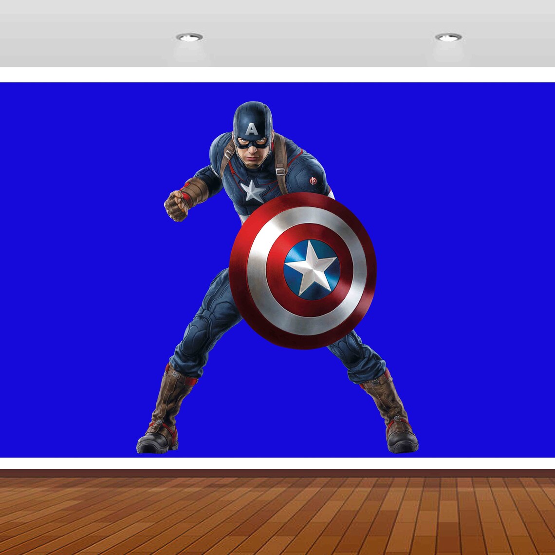 Superhero Wall Decal Sticker Mural Poster Print Art Spiderman Iron Man