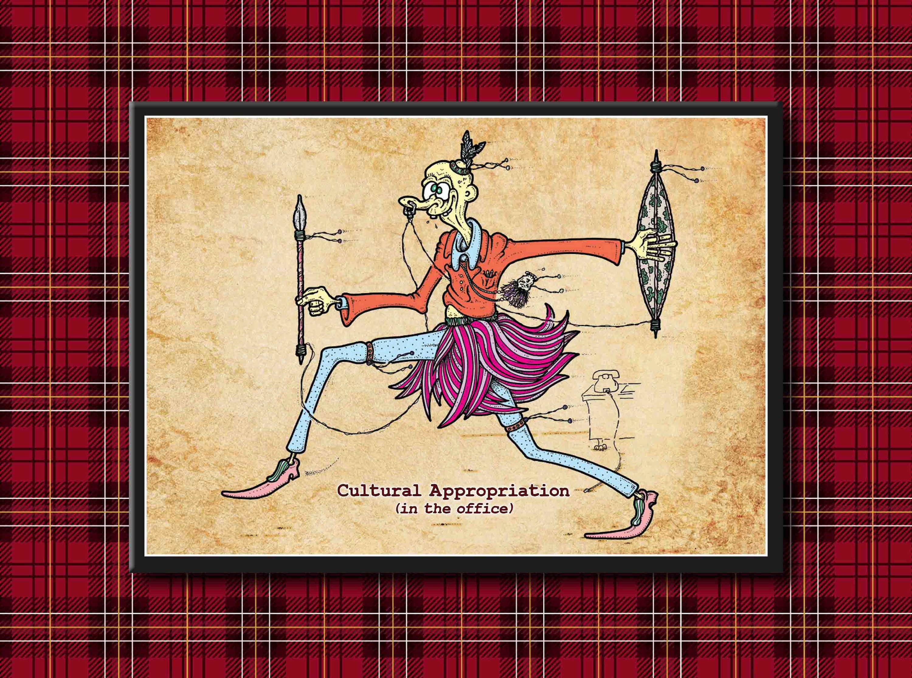 Cultural Appropriation Art print Etsy