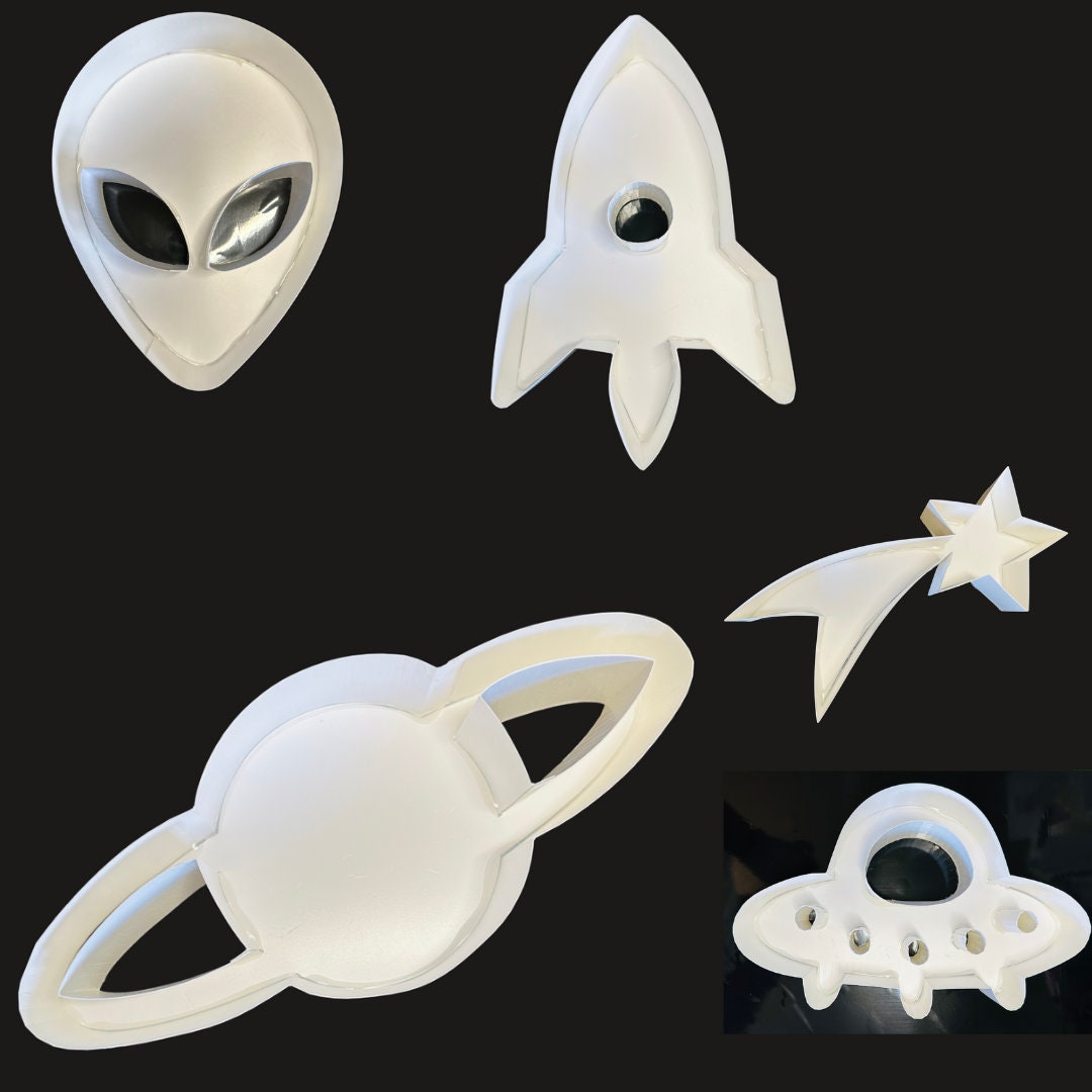 Fillable Space Fillable Space Themed Shapes - Etsy UK
