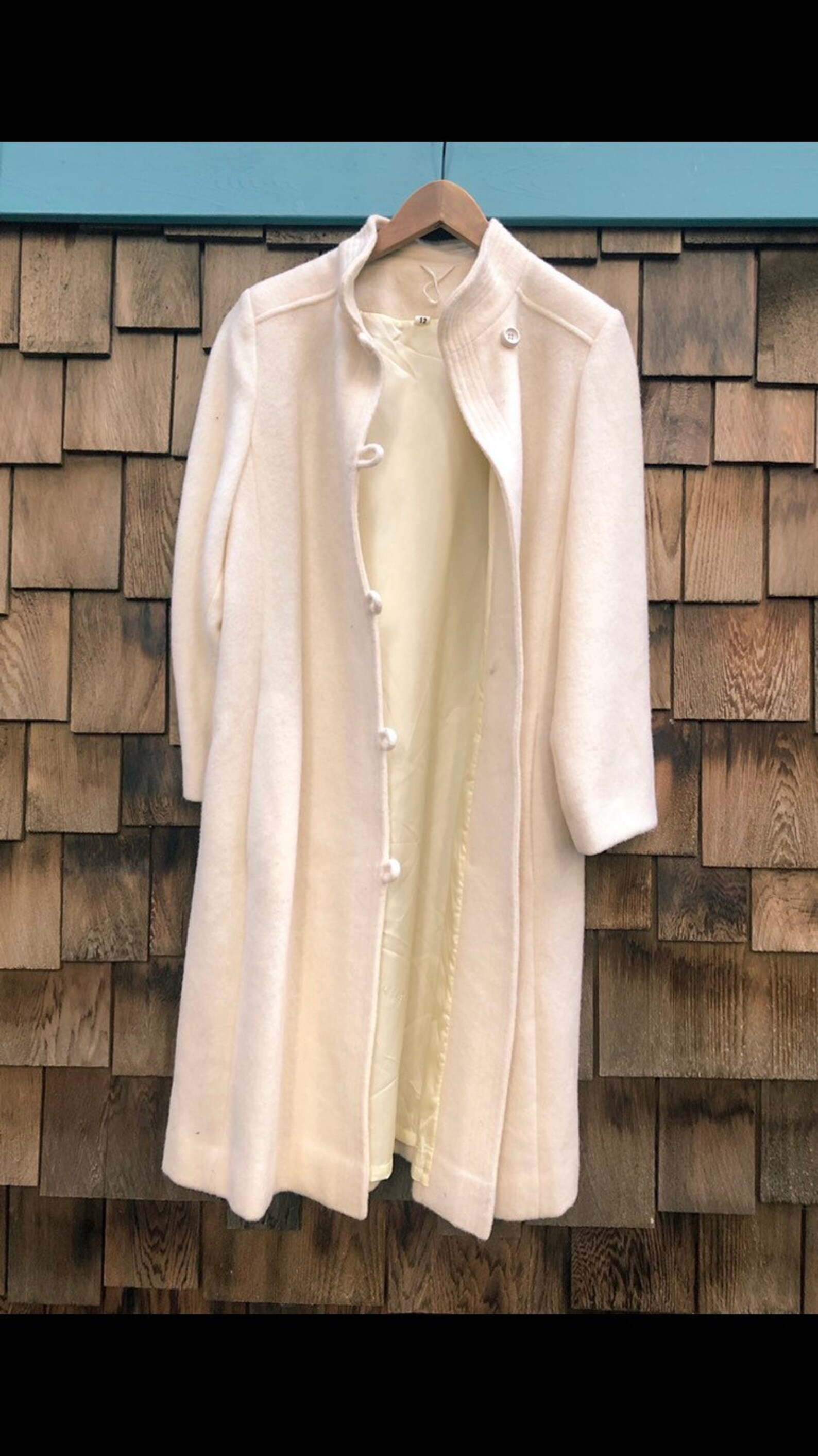 cream wool coats ladies