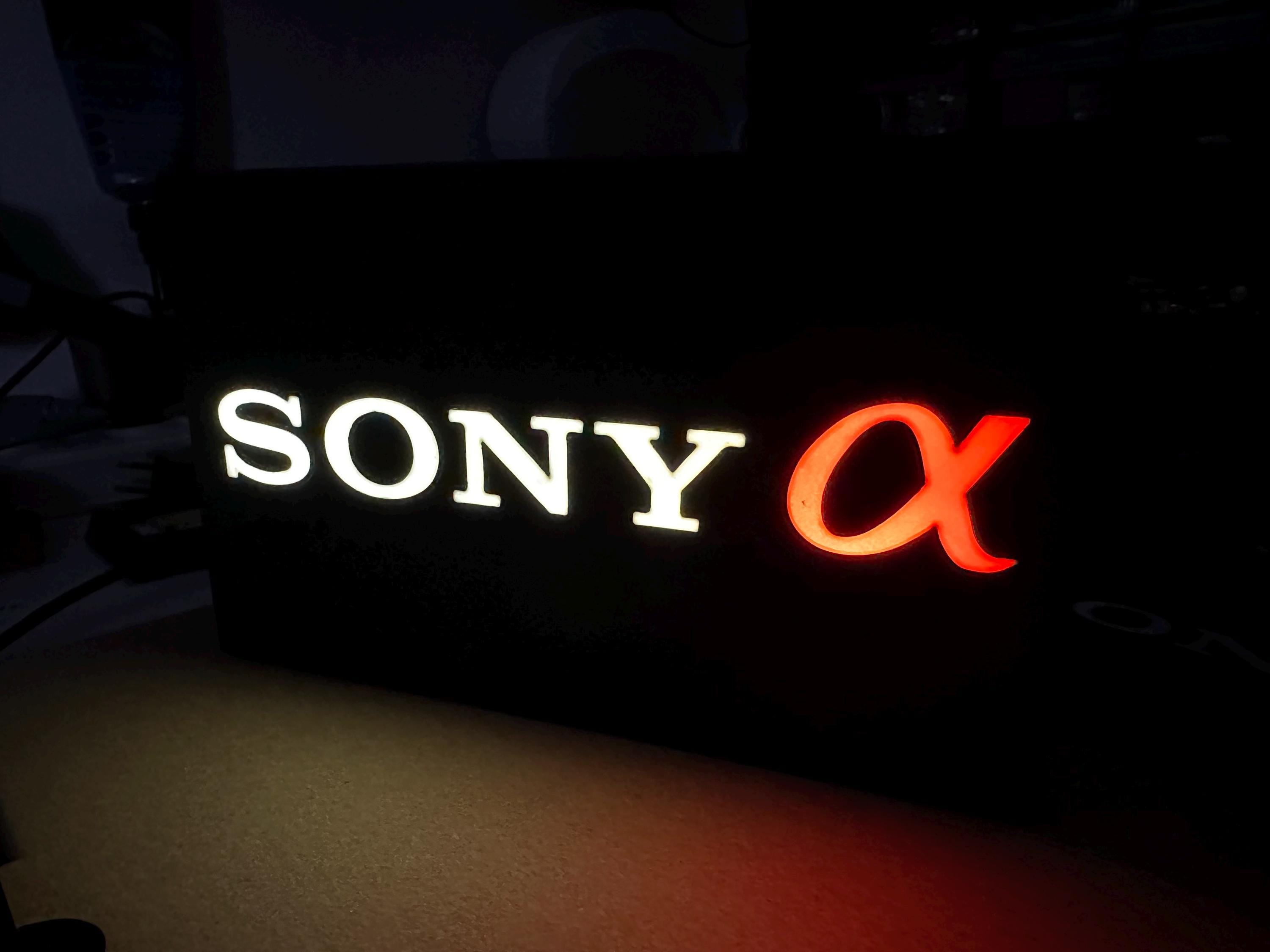 企業ロゴ SONY Promotion Tee α アルファ 企業ロゴ SONY Promotion Tee α アルファ