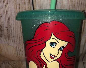 Little Mermaid Starbucks Cold Cup