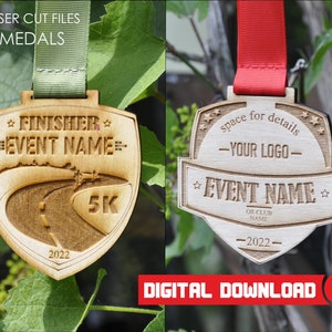 Medal svg, Run awards svg pliki laserowe, pliki Glowforge, pliki Trophy Run, SVG spersonalizowane prezenty, Laser Dad svg, pliki PDF, Medal run