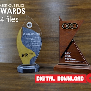 Premios svg archivos láser, archivos Glowforge, archivos trofeo, SVG Regalos personalizados, Laser Dad svg, AI, archivos PDF