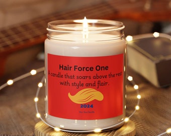 Hair Force One Candle Scented Soy Candle 9oz