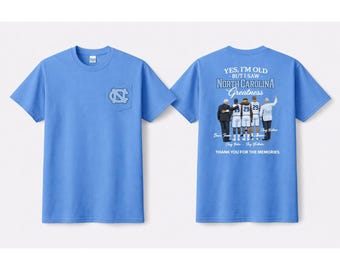 Carolina Blue Basketball Fan Tribute Tee Greatness Memories Shirt  Gift for UNC