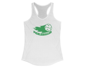 Camiseta de tirantes de pickelball para mujer