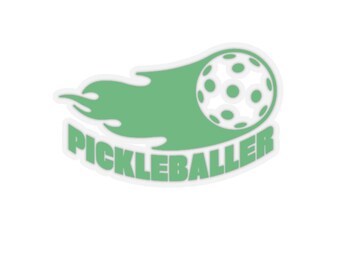 Etiqueta engomada de Pickleball
