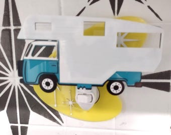 Retro Vintage Night Light - 1974 Volkswagen PaCoMobile Camper - Mexibus Nightlight