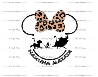 Geen zorgen, Luipaard boog, Dier Thema, DIY Tshirt ontwerp, Bijpassende Familie Decal, svg, dxf, png, pdf