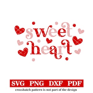 Süßes Herz Valentinstag svg-png-pdf-dxf