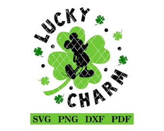 Diseño de camiseta DIY con amuleto de la suerte para el Día de San Patricio (svg-png-pdf-dxf)