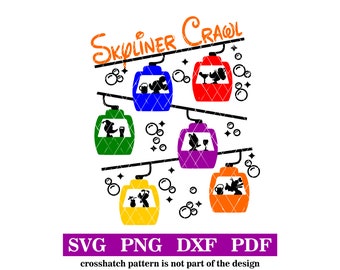 Sky Crawl, svg-png-pdf-dxf