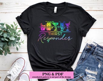 Thirst Responder, PNG, PDF, alta resolução, bar, barman, sublimação, design de camiseta DIY,