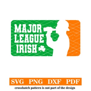 St. Patrick's Day, Major League irlandese, svg-png-pdf-dxf