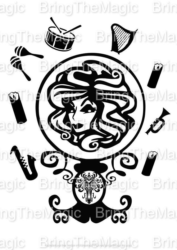 Haunted Mansion Disney Madame Leota SVG Tshirt design | Etsy