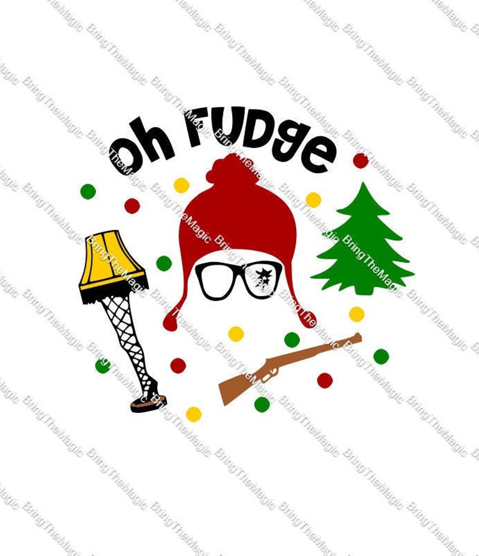 Oh Fudge Ralphie A Christmas Story Svg Christmas Xmas Tshirt Etsy Denmark