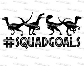 Objetivos del equipo, SVG, PNG, Velociraptor, Raptor, diseño de camiseta, familia, vacaciones, a juego