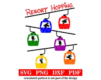 Visita a resorts, svg-png-pdf-dxf