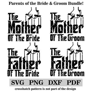 Los padres de los novios, diseños de camisetas, svg-png-pdf-dxf