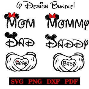 Anúncio de gravidez, futuros pais, designs de camisetas DIY de férias. 6 desenhos! Design de camiseta faça você mesmo, svg-png-pdf-dxf