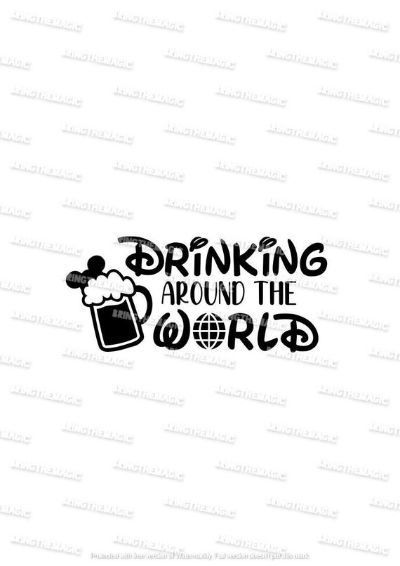 Drinking Around, World, SVG, Beer, matching family design, Festivals