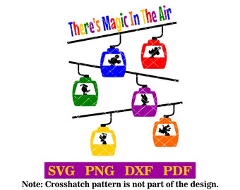 Há magia no ar, svg-png-pdf-dxf, design de camiseta
