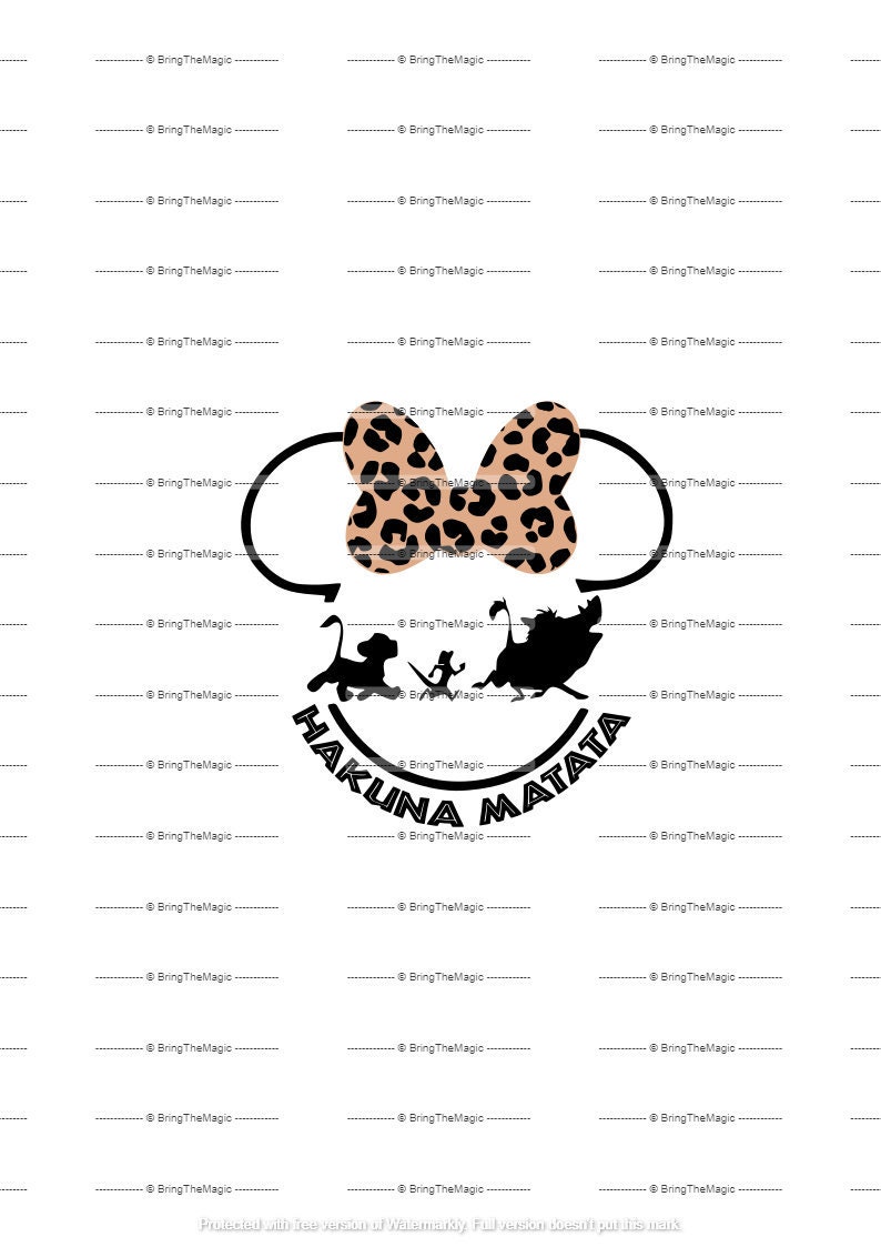 No Worries, Leopard bow, Animal Theme, DIY Tshirt design, Matching Fa…