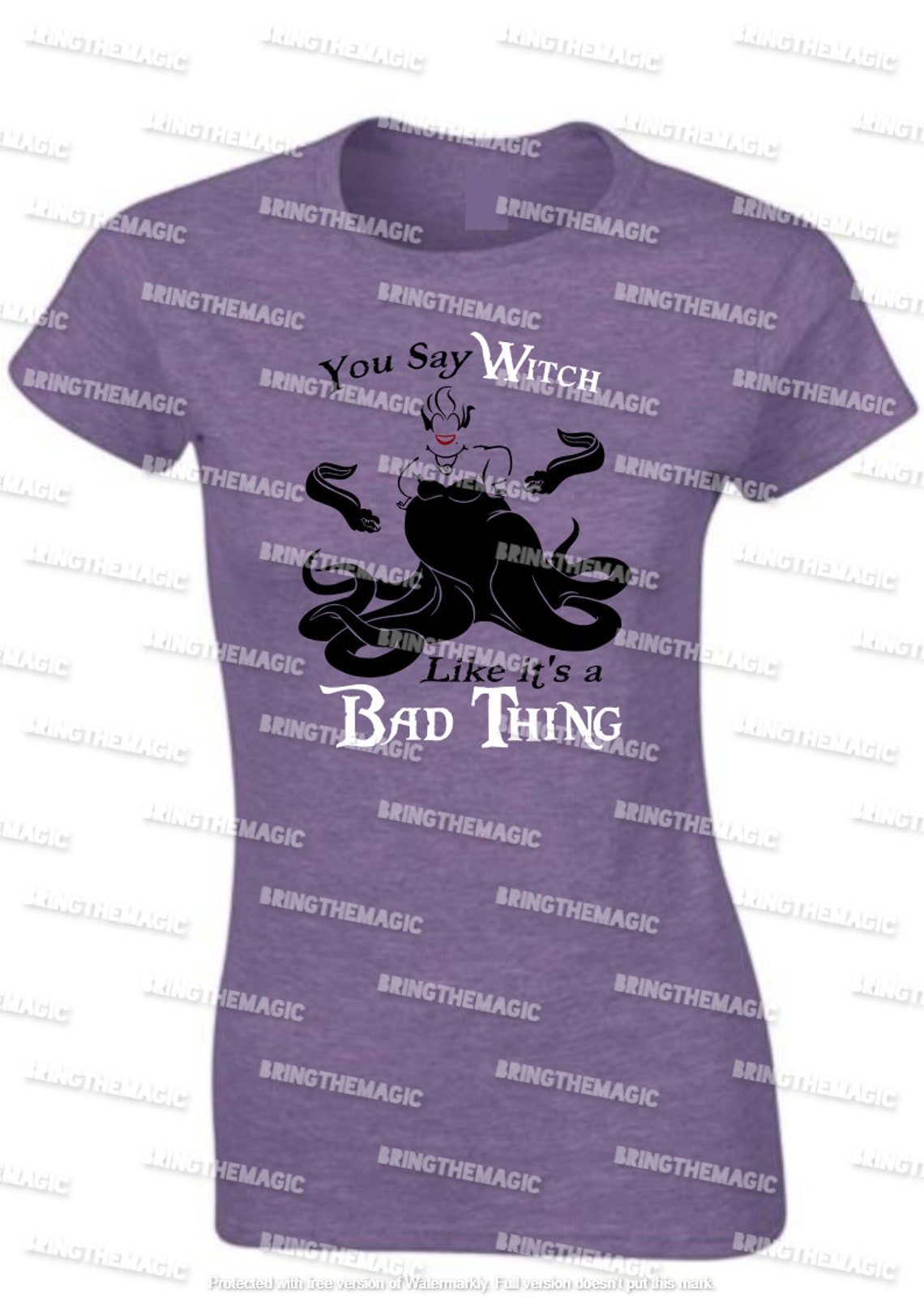 Download Disney Ursula SVG tshirt design You Say Witch Like It's | Etsy