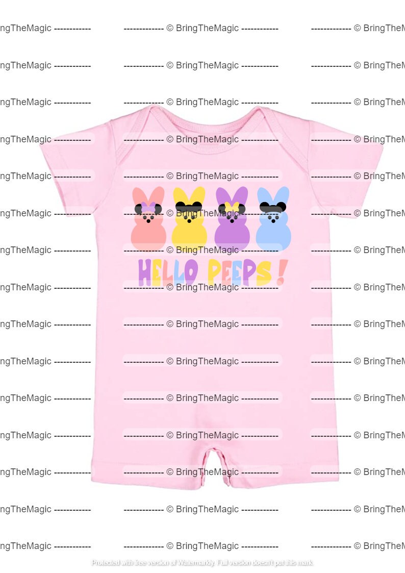 Download Disney Easter SVG Peeps Hello Peeps Tshirt design Disney | Etsy