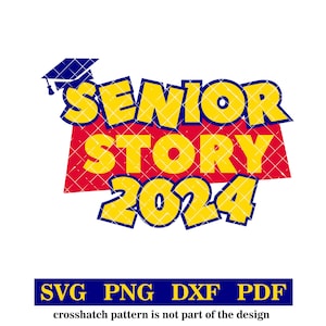 Senior Story, Graduate 2024 DIY T-shirtontwerp, svg-png-pdf-dxf