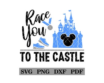 Race You To The Castle, Racing, Spring, DIY t-shirtdesign, semester i temapark, svg-png-dxf-pdf